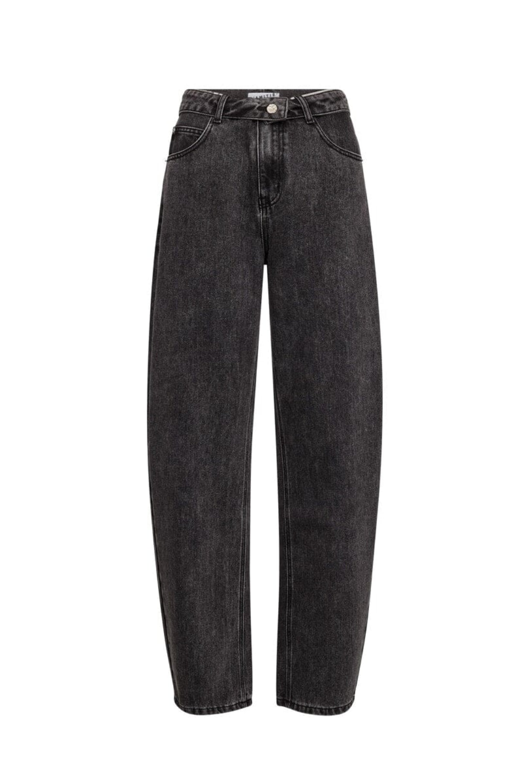 Haute L'Amitié - Barrel Flip Waist Jeans HL10500 - Black