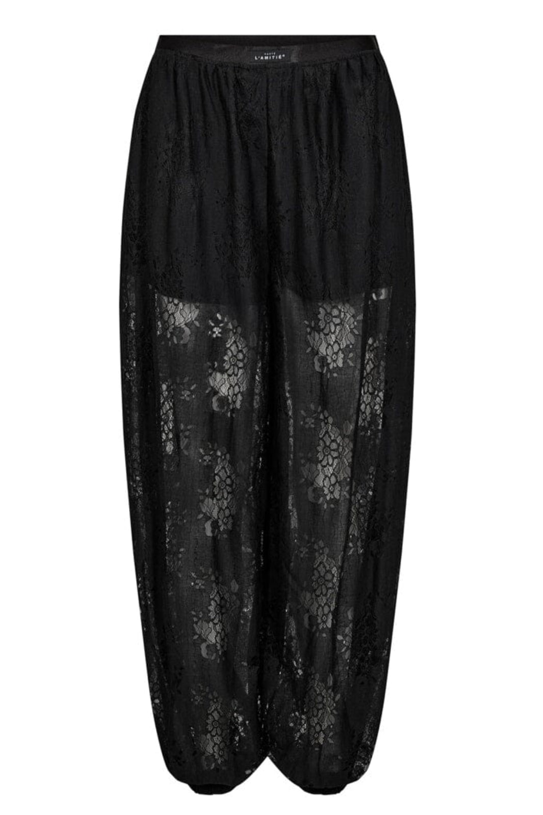 Haute L'Amitié - Bella Lace Harem Pant HL10584 - Black