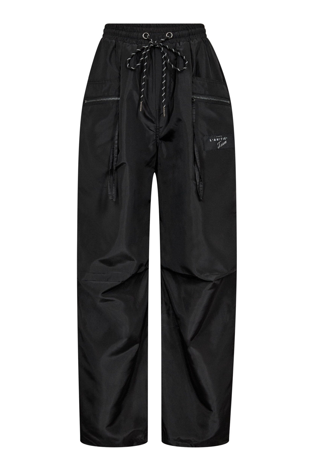 Haute L'Amitié - Cargo Zip Pocket Tall Pant HL10682 - Black Bukser 