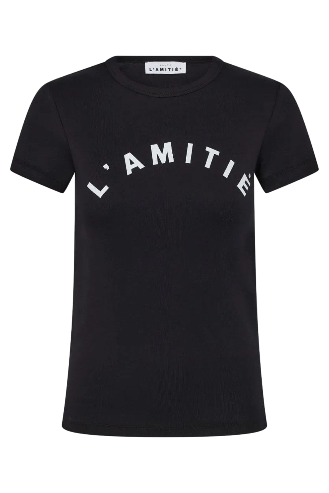 Haute L'Amitié - Clean Logo Tee Hl10849 - Black T-shirts 