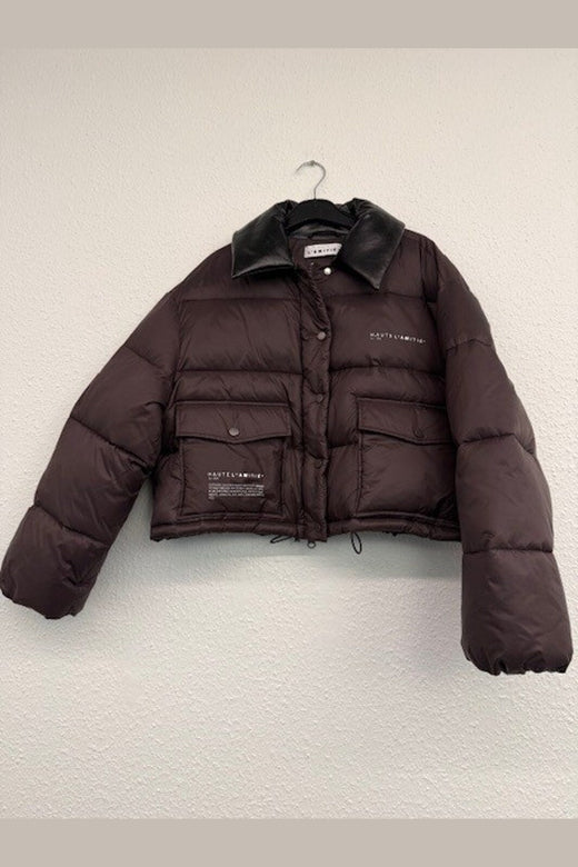 Haute L'Amitié - Climb Crop Pocket Jacket HL10702 - Dusty Mocca