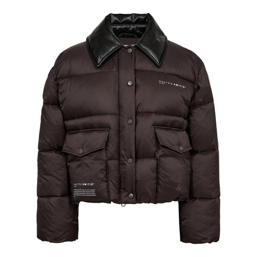 Haute L'Amitié - Climb Crop Pocket Jacket HL10702 - Dusty Mocca Jakker 