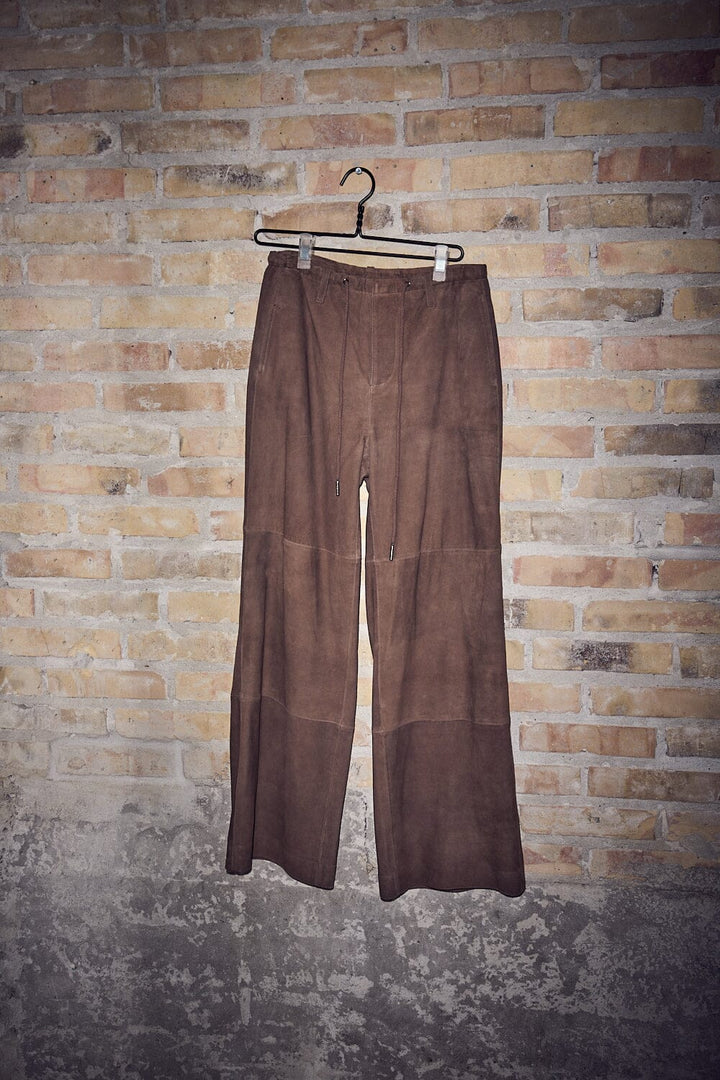 Haute L'Amitié - Goto Suede Tie Pant HL10780 - Walnut Bukser 