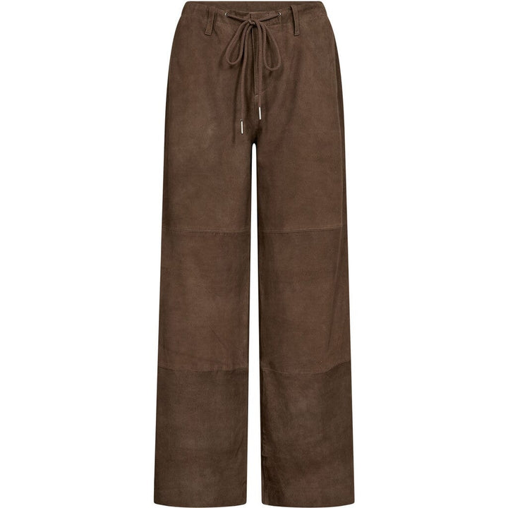Haute L'Amitié - Goto Suede Tie Pant HL10780 - Walnut Bukser 