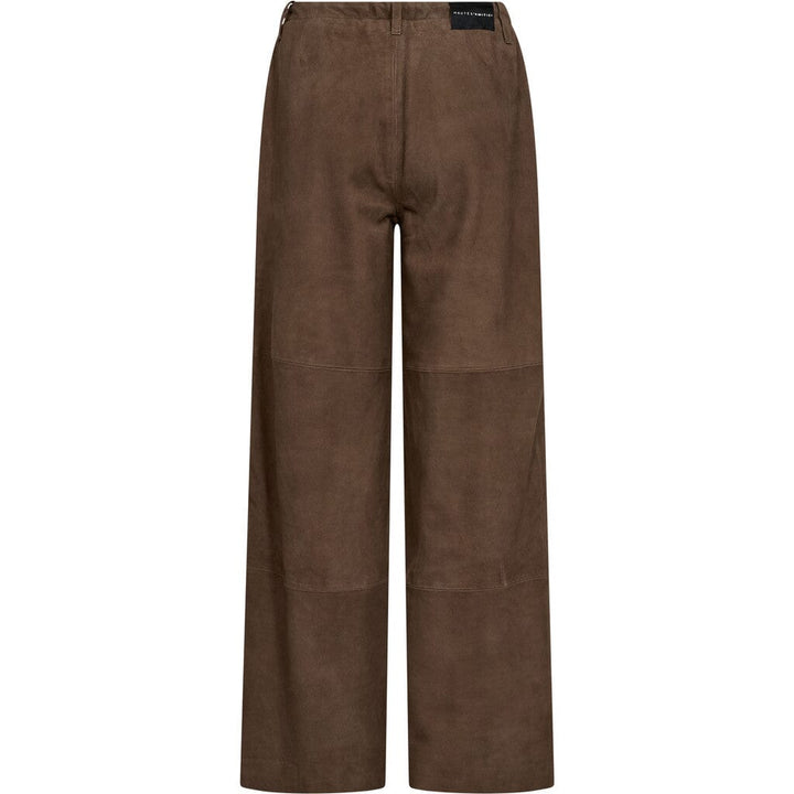 Haute L'Amitié - Goto Suede Tie Pant HL10780 - Walnut Bukser 