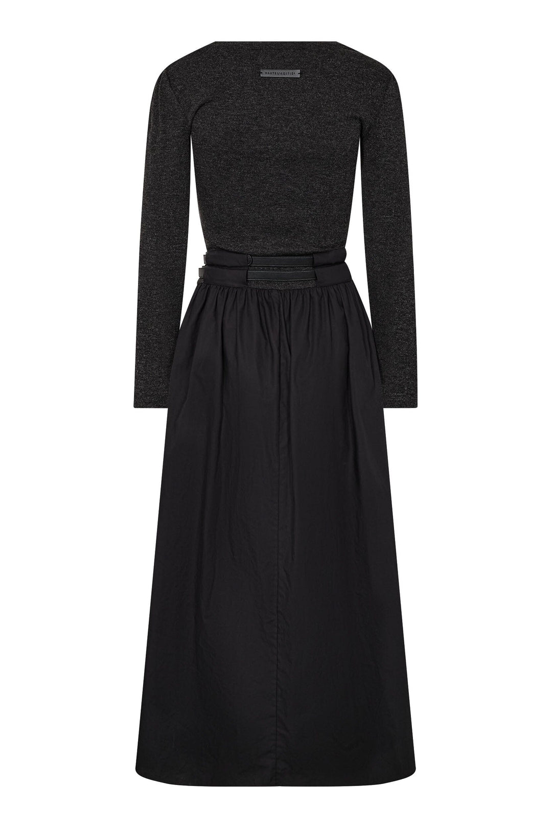 Haute L'Amitié - Hailey Mix Belt Dress Hl10930 - Black Kjoler 