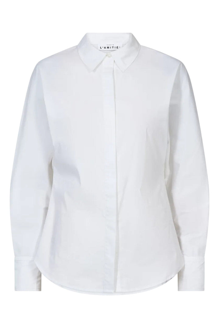 Haute L'Amitié - Ida Button Cuff Shirt Hl10825 - White Skjorter 