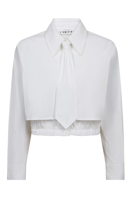Haute L'Amitié - Inez Tie Shirt HL10826 - White Skjorter 