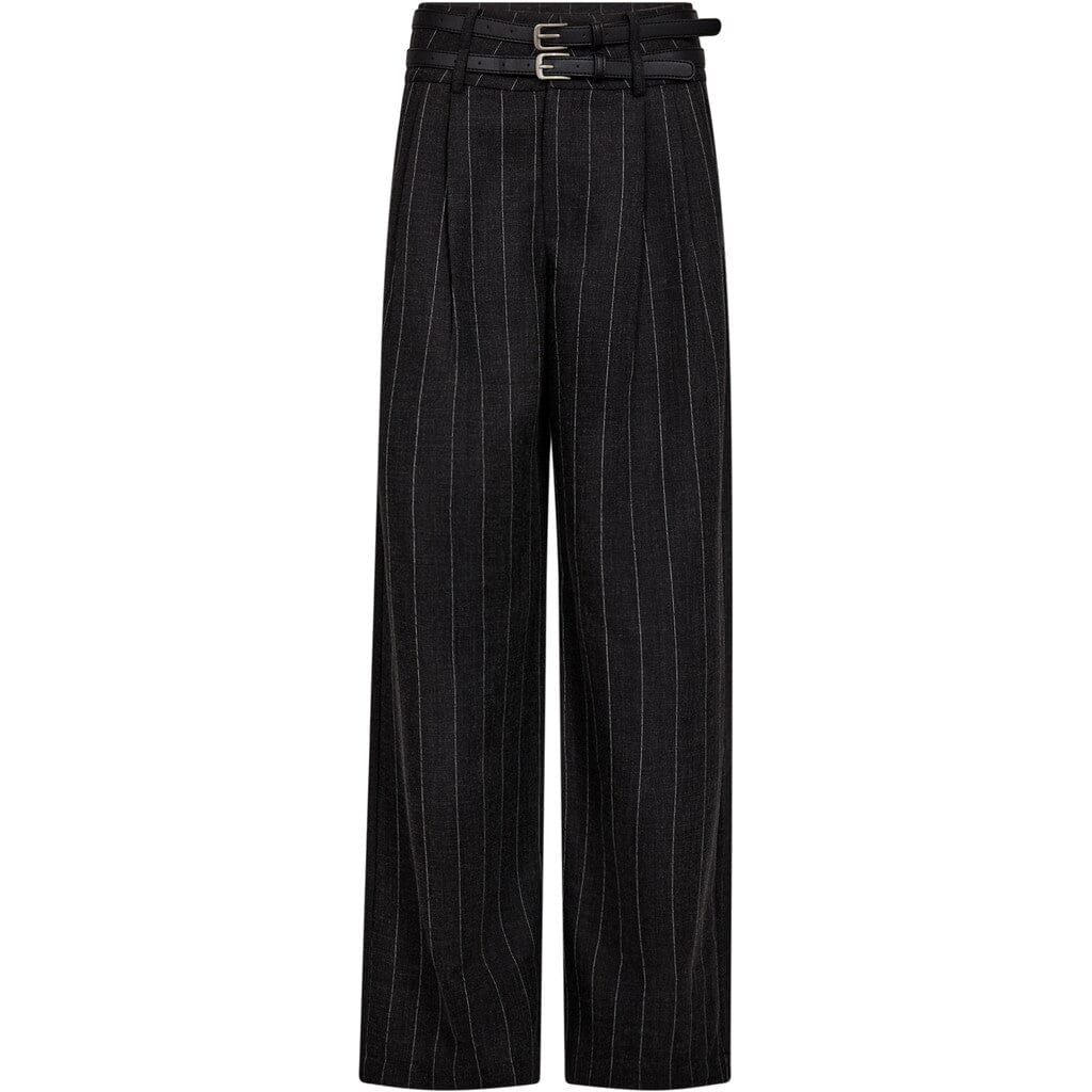 Haute L'Amitié - Ivanna Belt Pant HL10831 - Dark Grey Bukser 