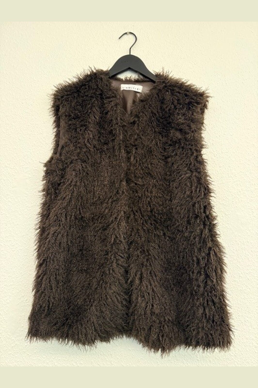 Haute L'Amitié - Lagotto Fur Vest HL10761 - Mocca