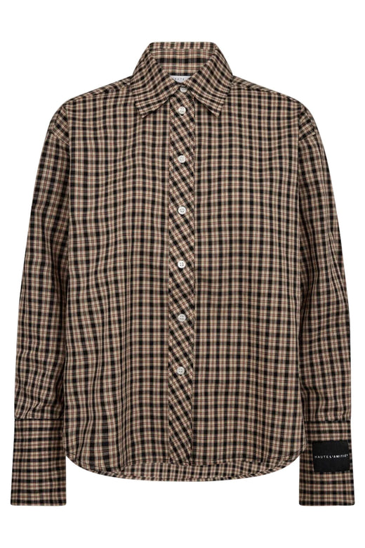 Haute L'Amitié - Maxi Logo Check Shirt HL10813 - Dessert Skjorter 