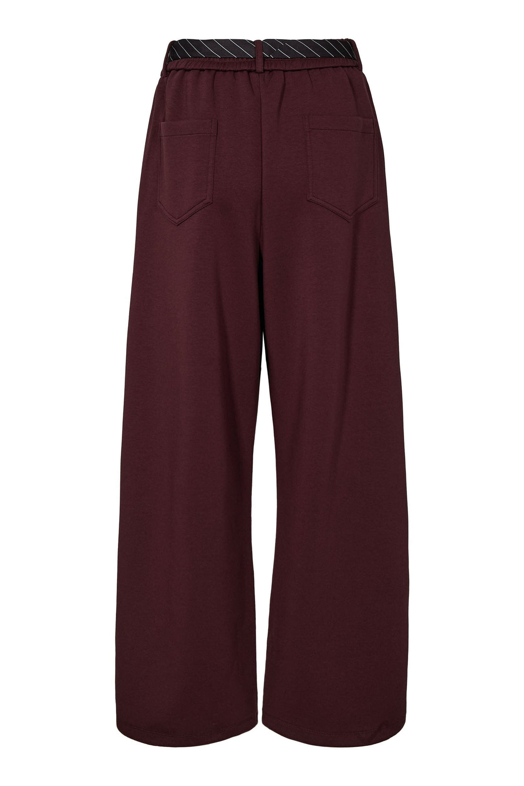 Haute L'Amitié - Maxi Split Tie Pant Hl10923 - Wine Sweatshirts 