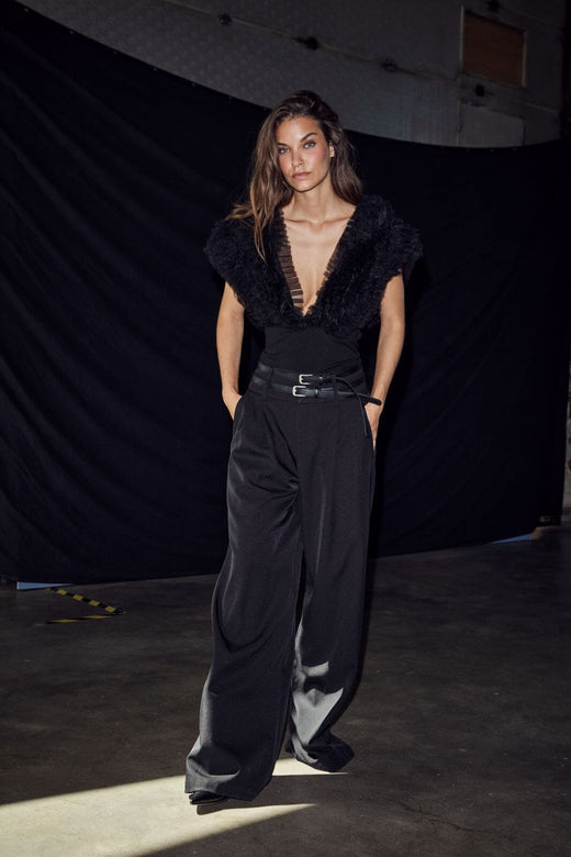 Haute L'Amitié - Michelle Belt Pant Hl10960 - Black Bukser 