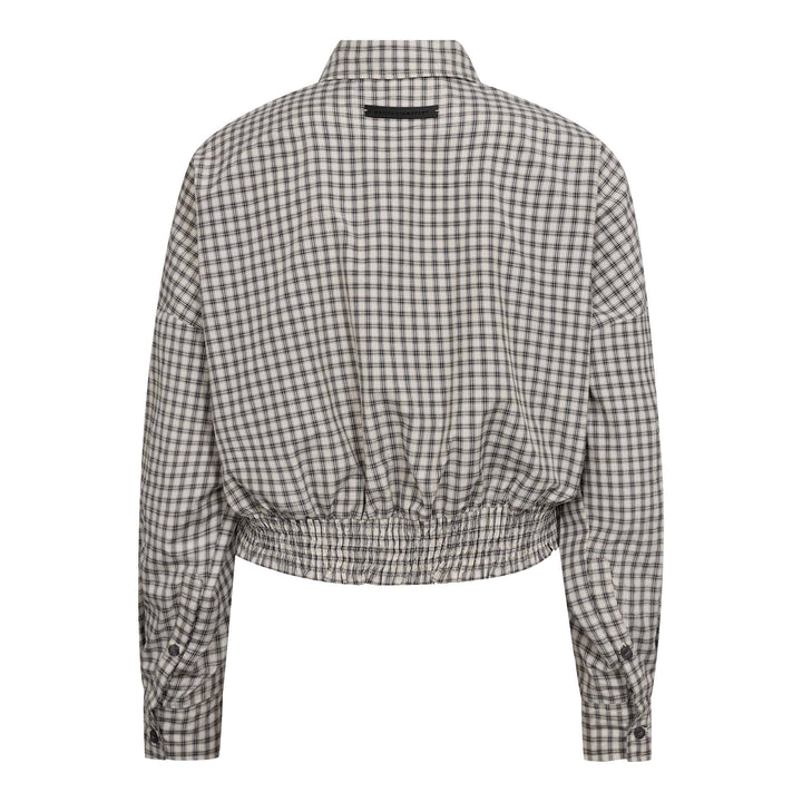 Haute L'Amitié - Mimosa Check Smock Shirt HL10815 - Grey Check Skjorter 