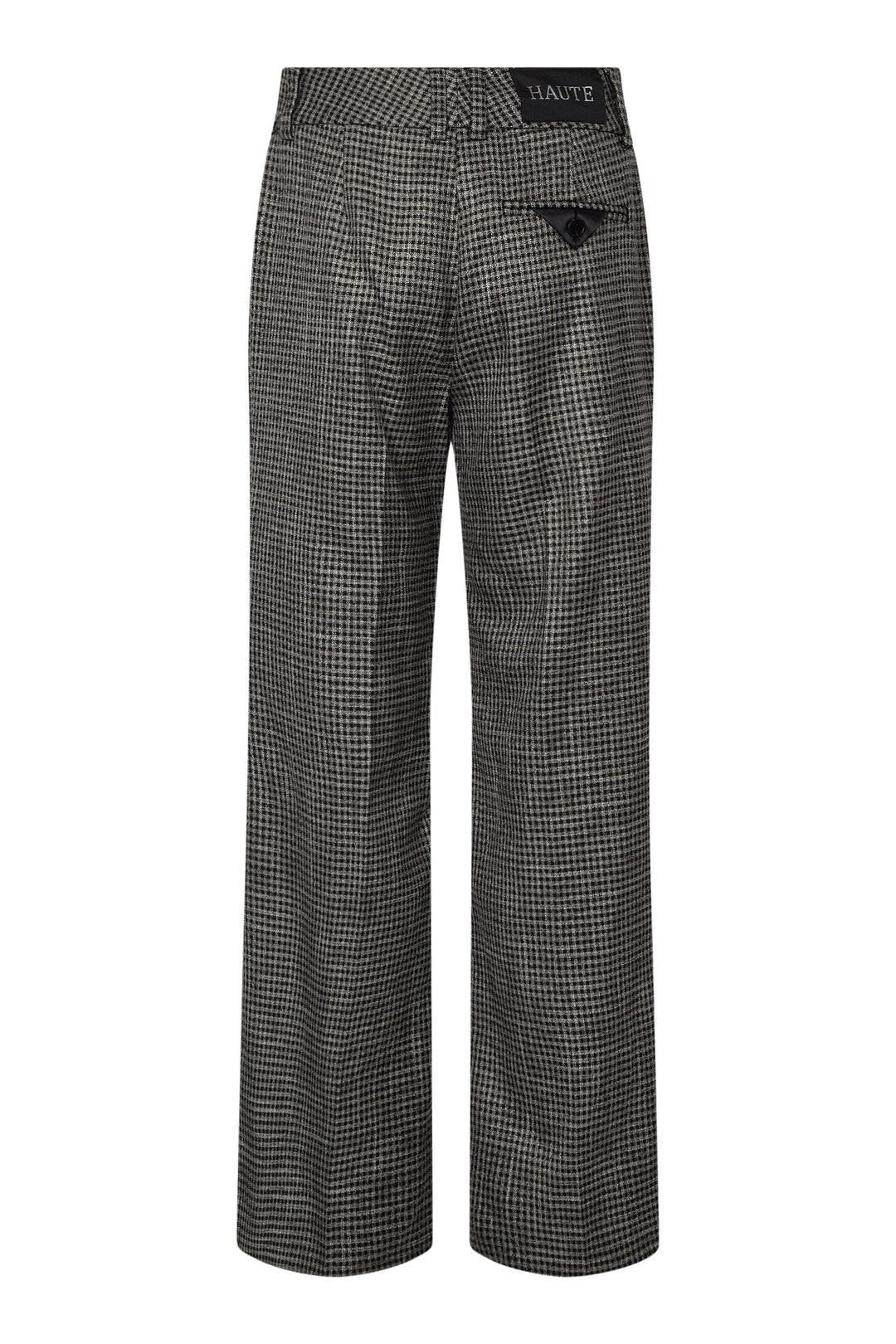 Haute L'Amitié - Pant Hl10907 - Black Silver Check Bukser 