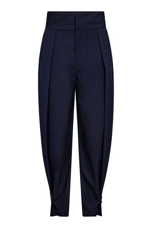 Haute L'Amitié - Pin Pleat Pant HL10796 - Navy Bukser 