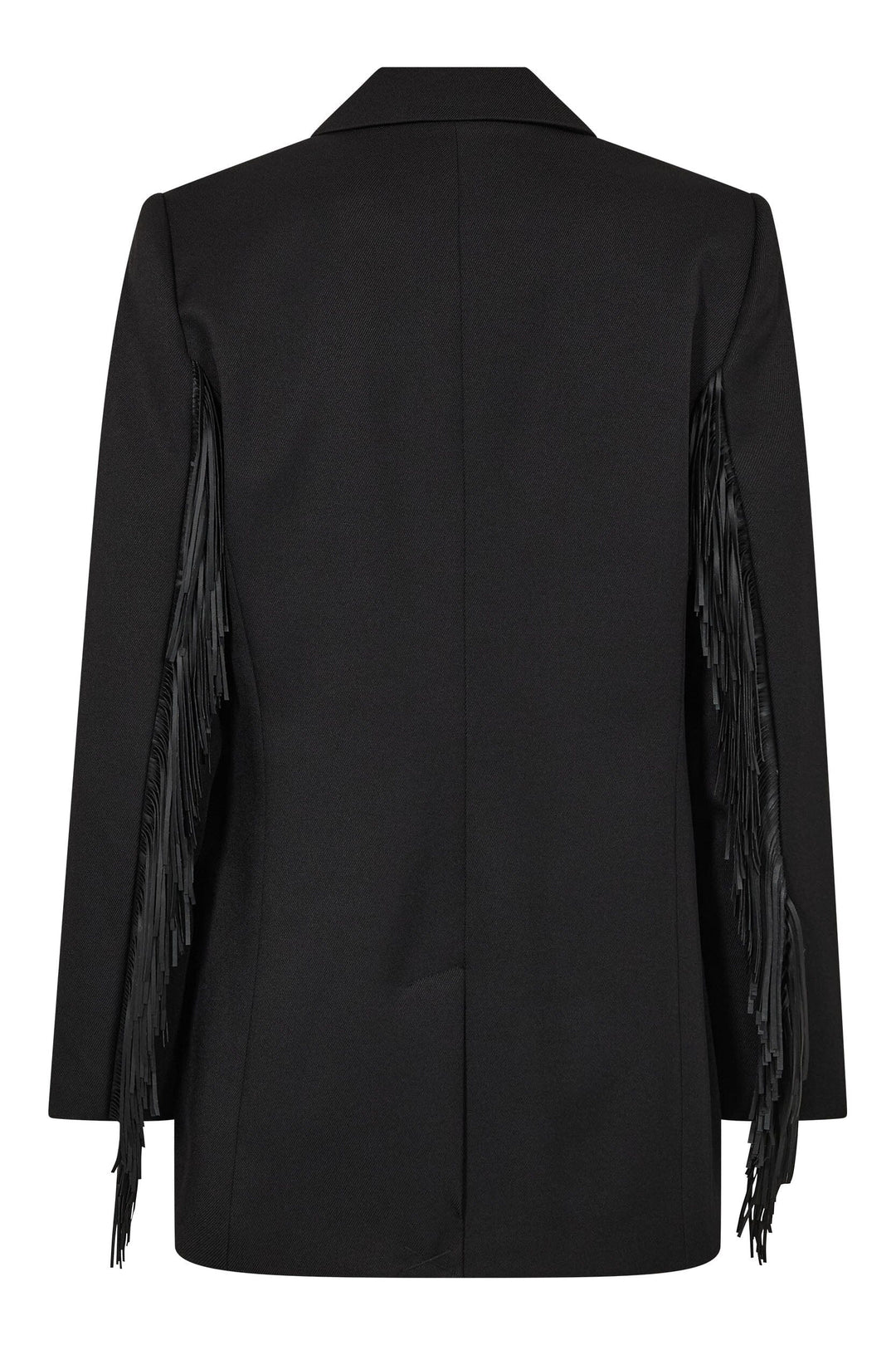 Haute L'Amitié - Premiere Fringe Blazer Hl10745 - Black Blazere 