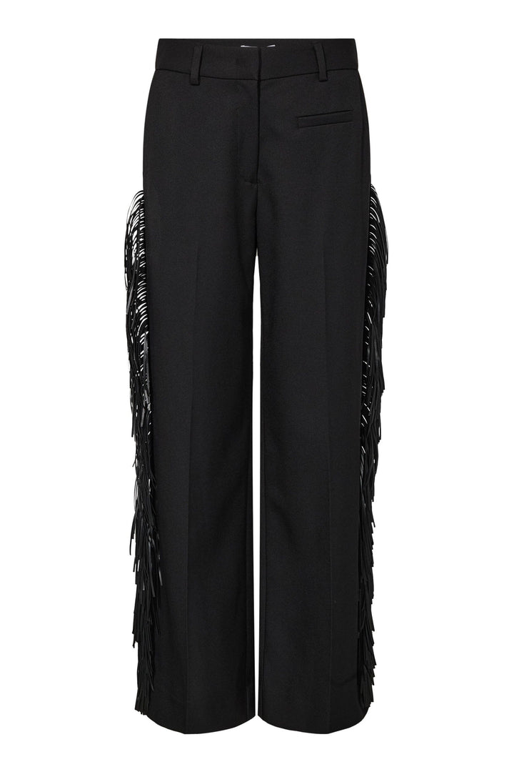 Haute L'Amitié - Premiere Fringe Plain Pant Hl10921 - Black Bukser 