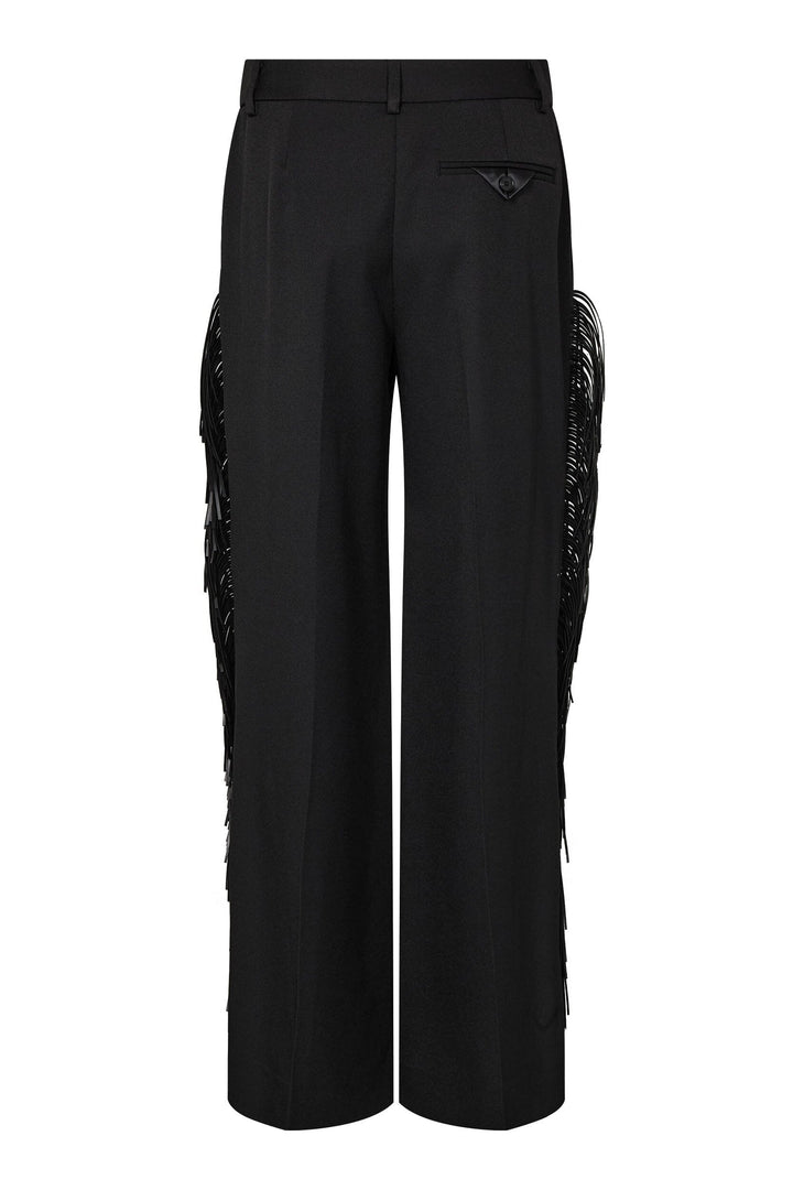Haute L'Amitié - Premiere Fringe Plain Pant Hl10921 - Black Bukser 