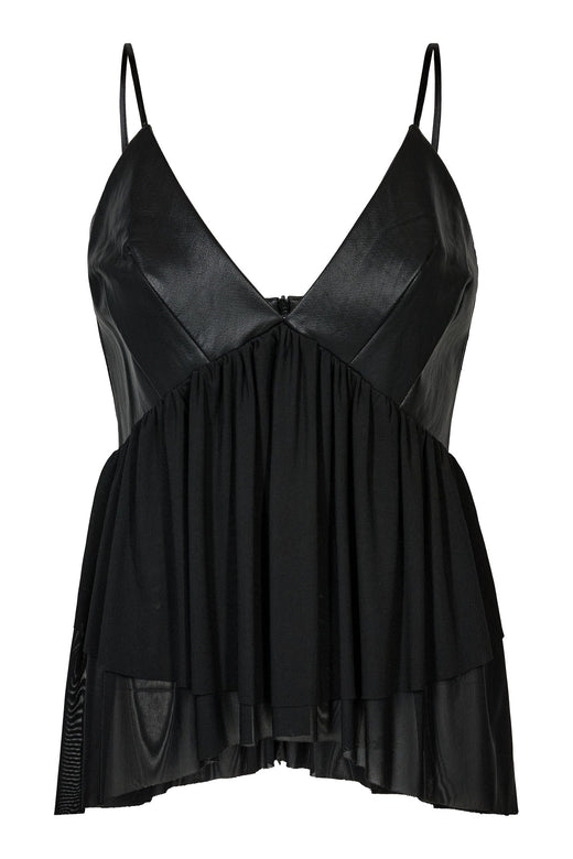 Haute L'Amitié - Pu Mix Top Hl10968 - Black Toppe 