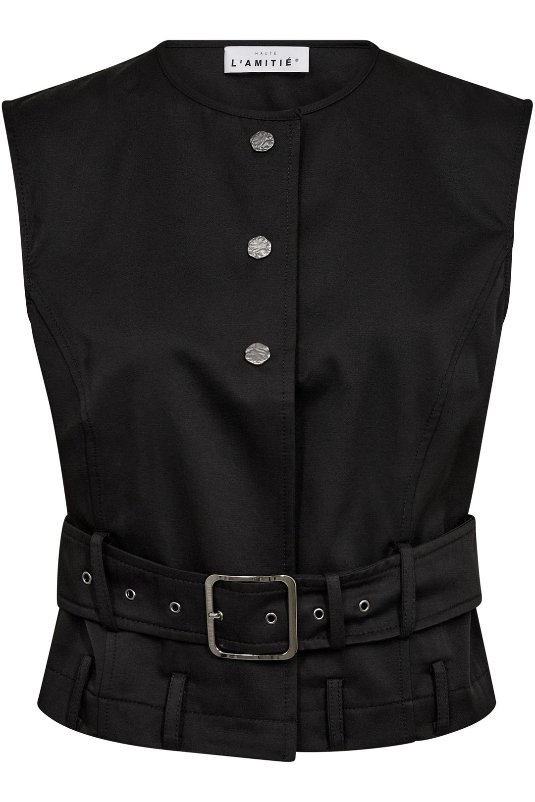 Haute L'Amitié - Rabi Belt Vest HL10835 - Black Frakker 