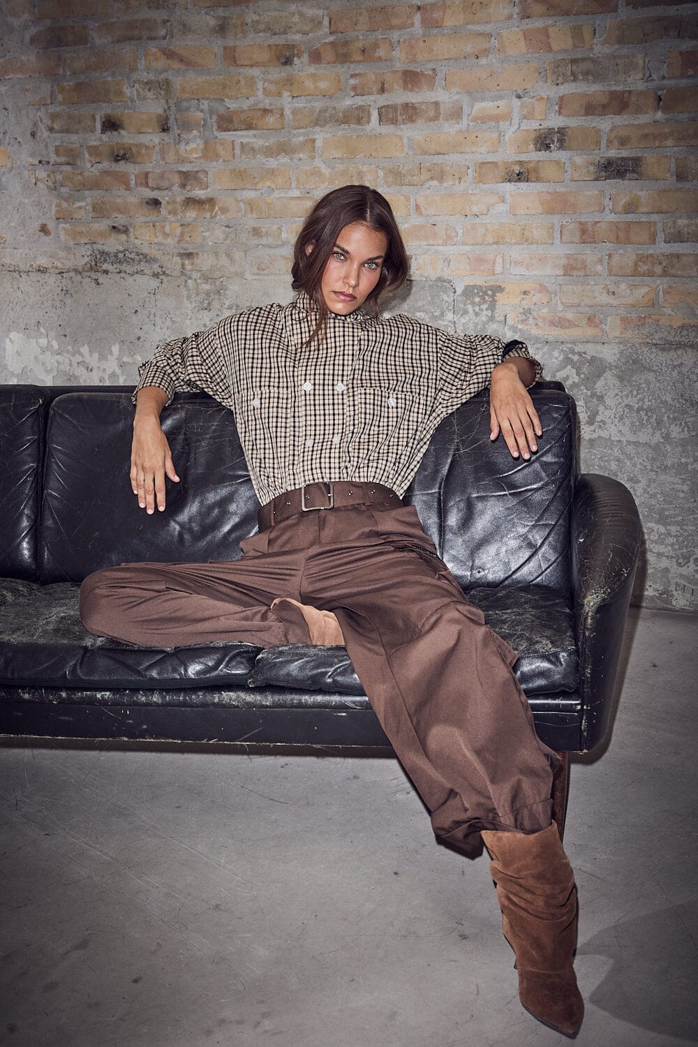Haute L'Amitié - Rabi Cargo Pocket Pant HL10705 - Mocca Bukser 