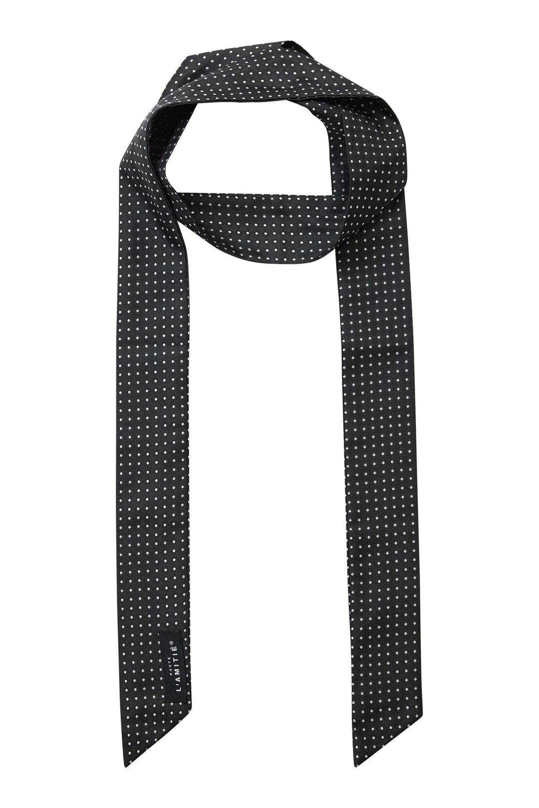 Haute L'Amitié - Rhomb Tie Scarf Hl10913 - Black Tørklæder 