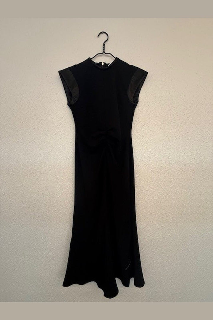 Haute L'Amitié - Satari Pu Sleeve Dress HL10776 - Black