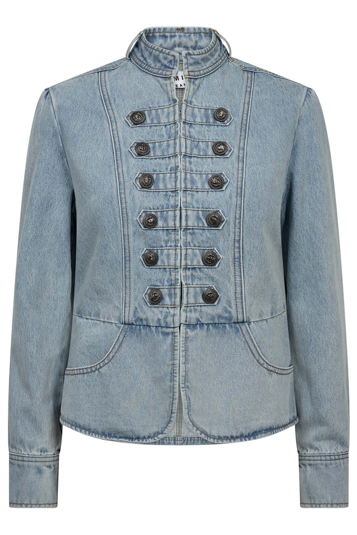 Haute L'Amitié - Uniform Jacket Hl11011 - Bleached Denim Jakker 