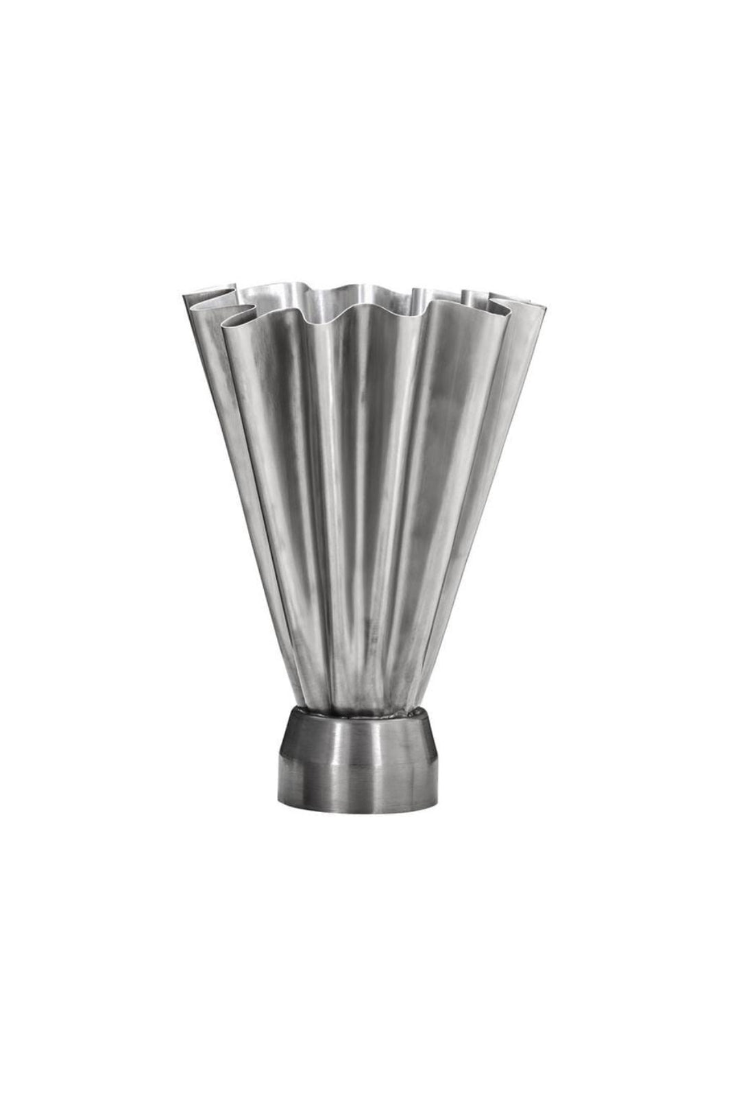 House Doctor - Vase, Hdflood, Børstet Sølvfinish - 900000763