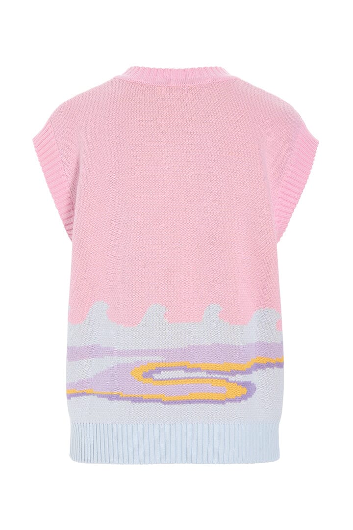 Hunkøn - Bubbles Vest 26001 - Pink Sea Veste 