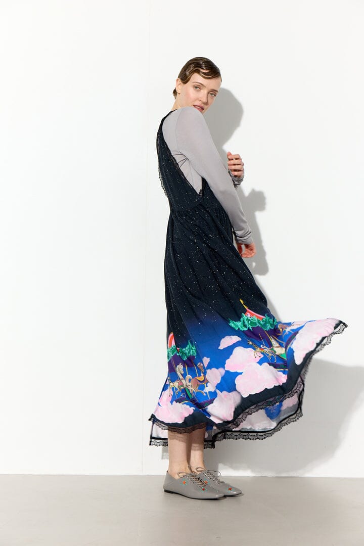 Hunkøn - Calista Dress 26552 - Dream Fairground Art Print Kjoler 