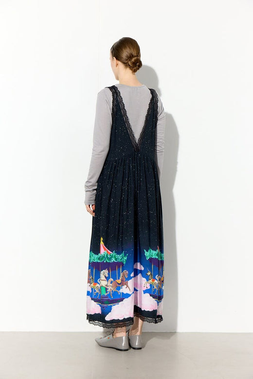 Hunkøn - Calista Dress 26552 - Dream Fairground Art Print Kjoler 