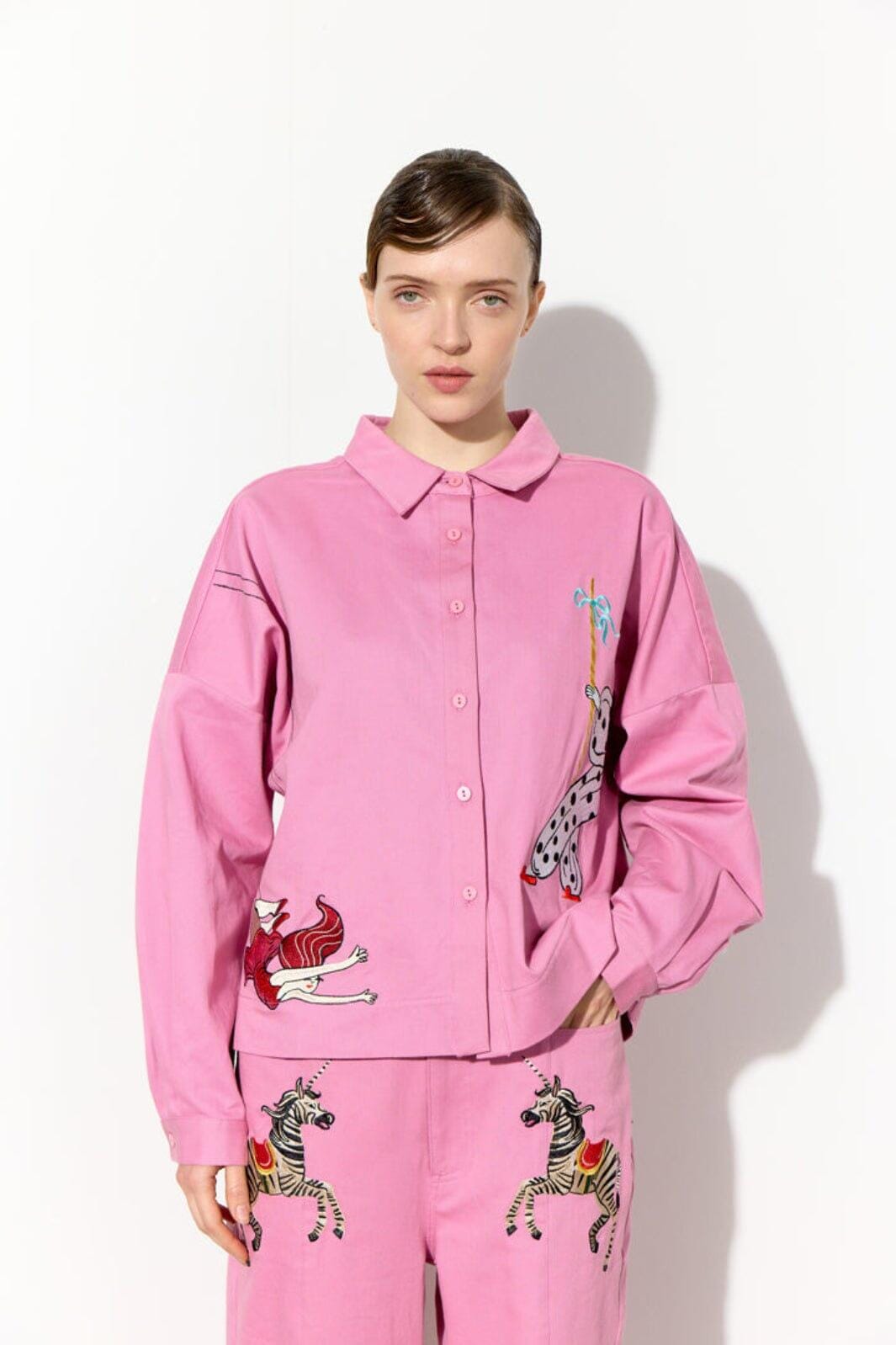 Hunkøn - Electra Shirt 26520 - Pink Skjorter 