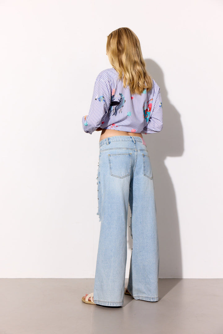 Hunkøn - Priya Gem Jeans 26092 - Light Denim Bukser 