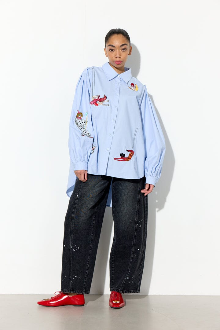 Hunkøn - Sasha Shirt 26515 - Light Blue Skjorter 