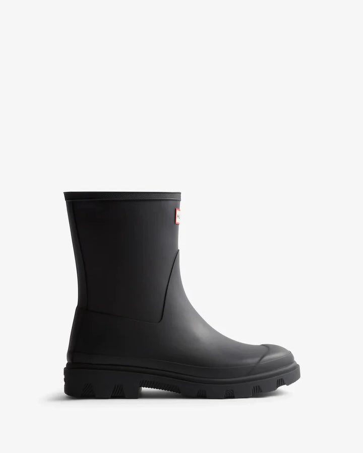 Hunter - Downpour Short Boot Hfru0002251blk - Black Gummistøvler 