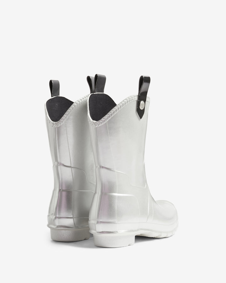 Hunter - Womens Original Cowboy Boot Metallic Hfrw0008261sil - Silver Støvler 