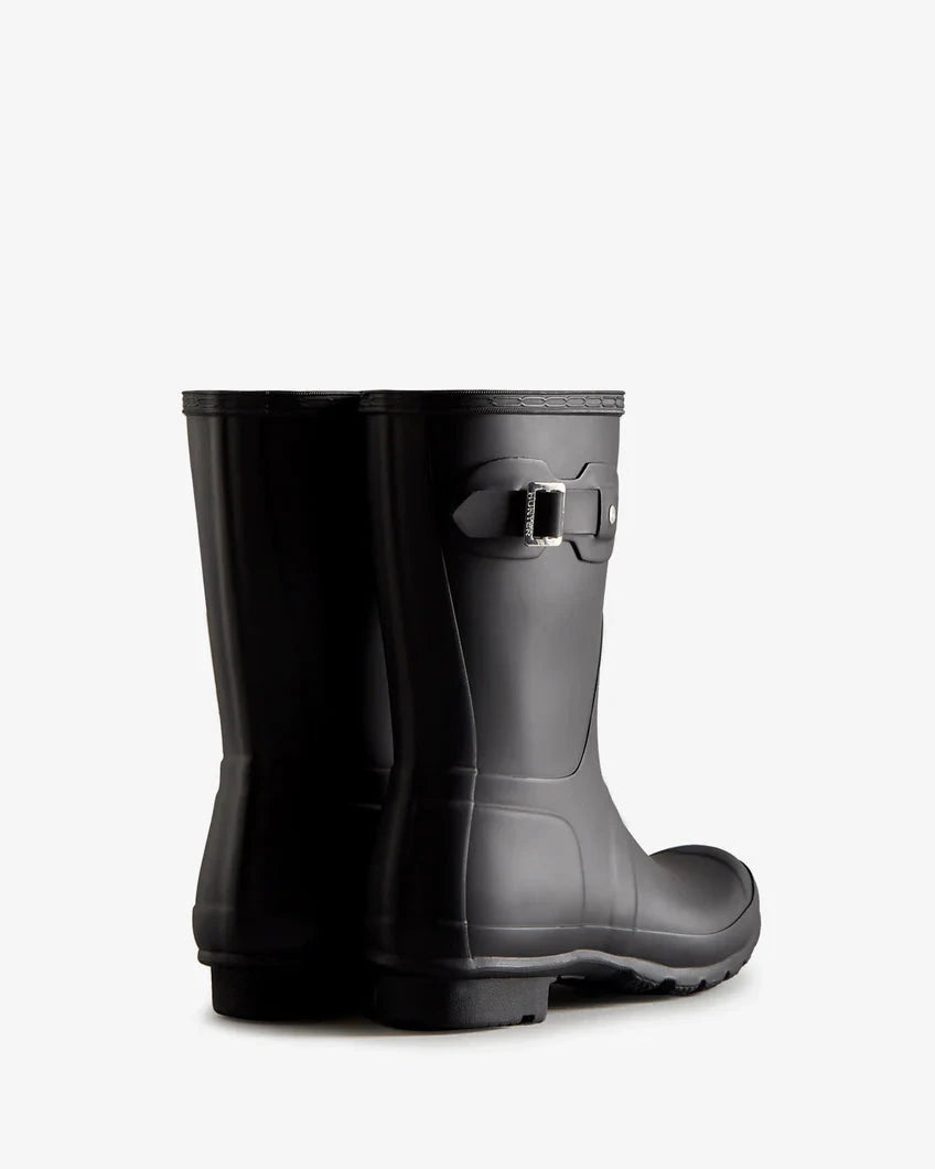 Hunter - Womens Original Short Boot Wfs1000rmablk - Black Gummistøvler 