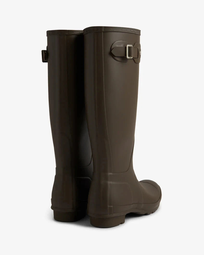 Hunter - Womens Original Tall Boot Wft1000rmacb - Chocolate Brown Gummistøvler 