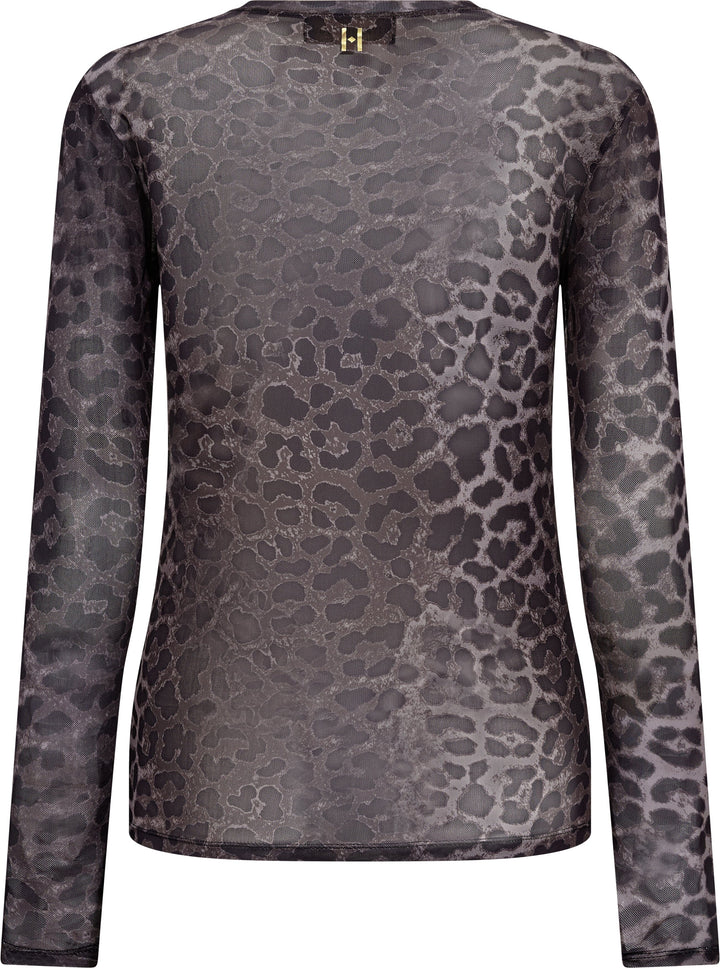 Hype The Detail - Blouse W/Print 320-1400 - 9512 - Grå Bluser 