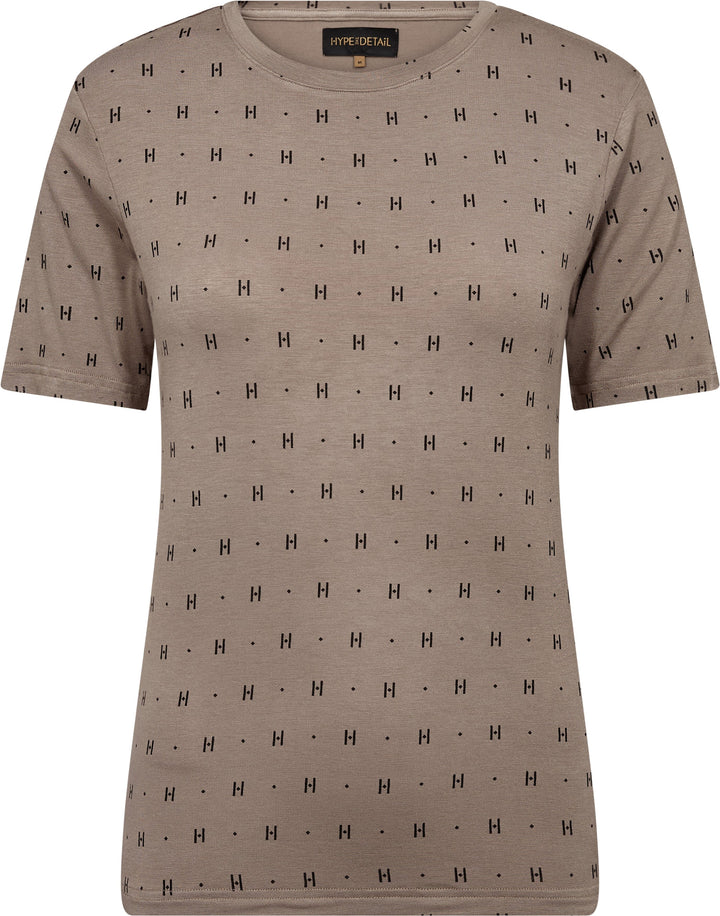 Hype The Detail - Htd Tee S/S Cashmere-Blend 650-2 - 4 - Sand T-shirts 