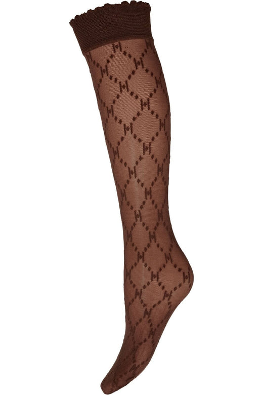 Hype The Detail - Knee High Logo 46113-1 - 4552 - Brun Strømper 
