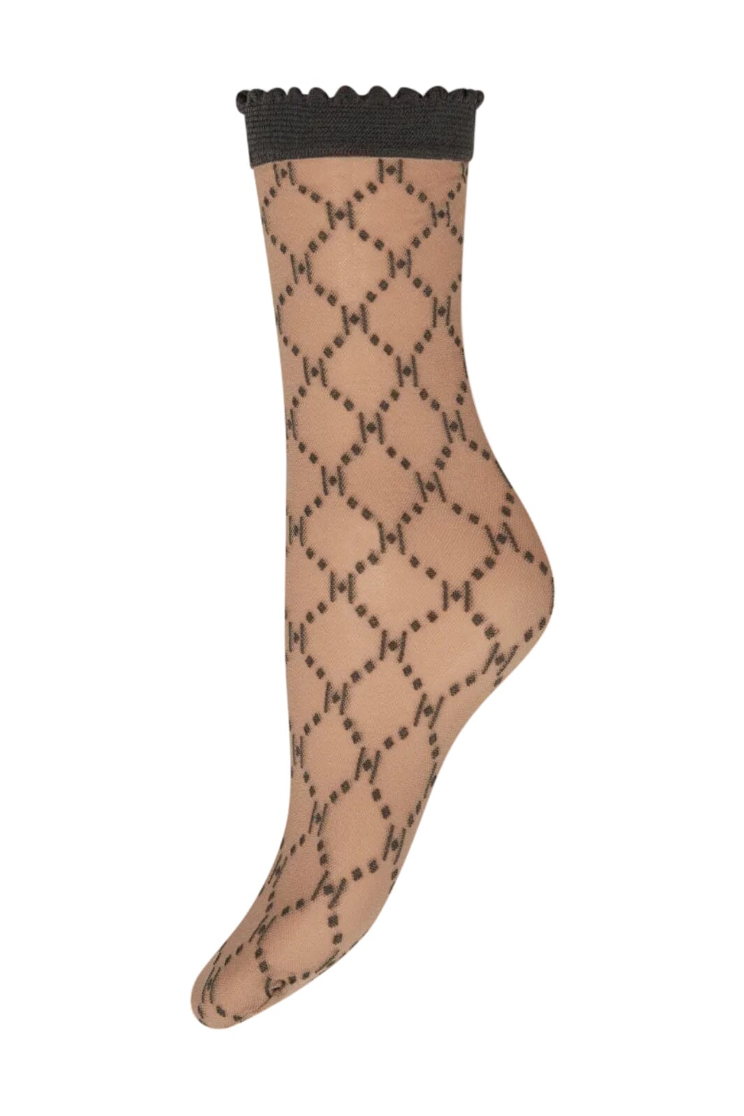 Hype The Detail - Socks Logo 25Den 21113-7501 - 1150 - Grå Strømper 