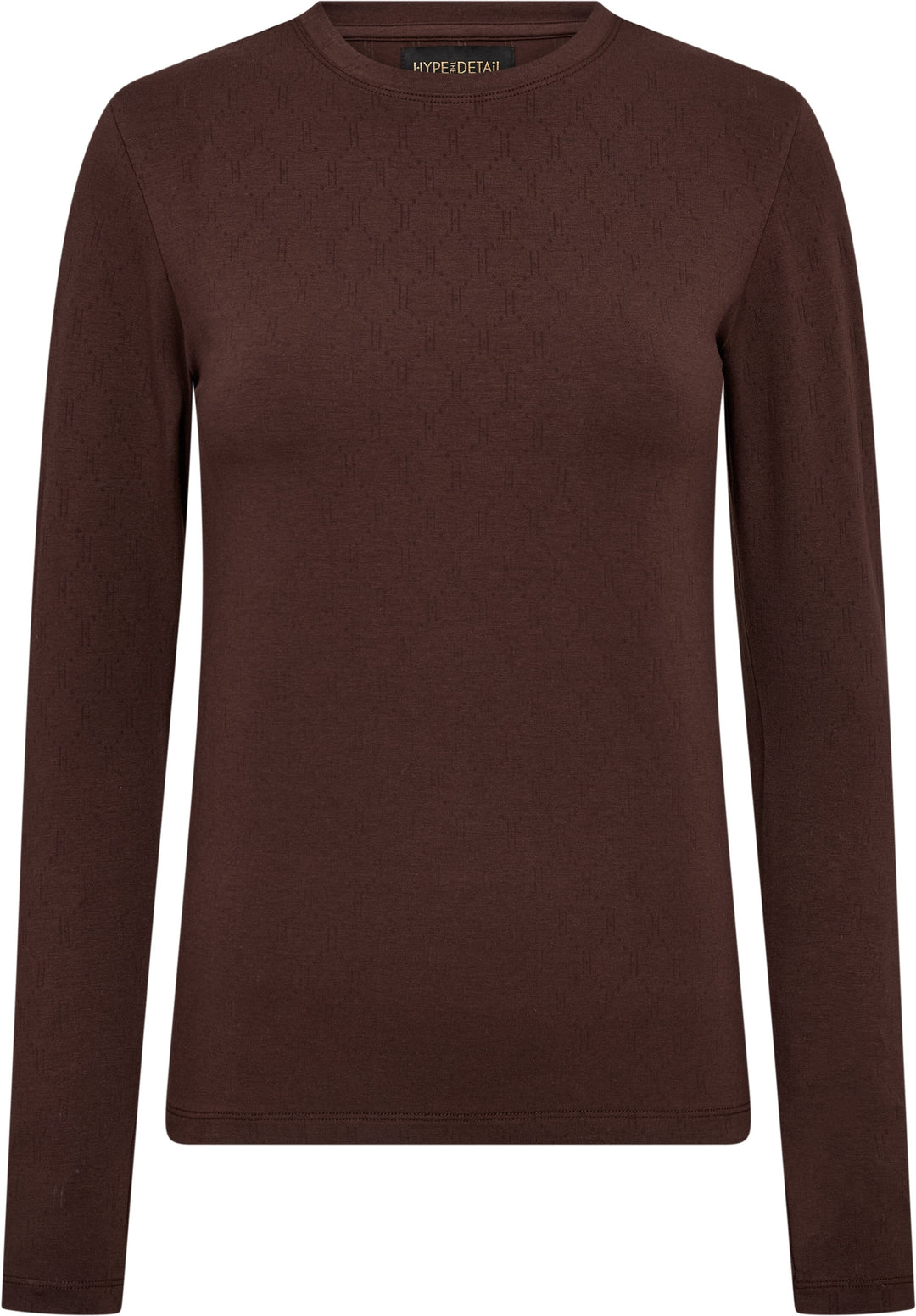 Hype The Detail - Tee L/S H-Logo 600-14 - 89 - Brun Bluser 