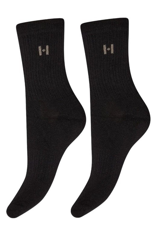 Hype The Detail - Tennis Logo 2-Pk 21495-8000 - 9 - Black Strømper 