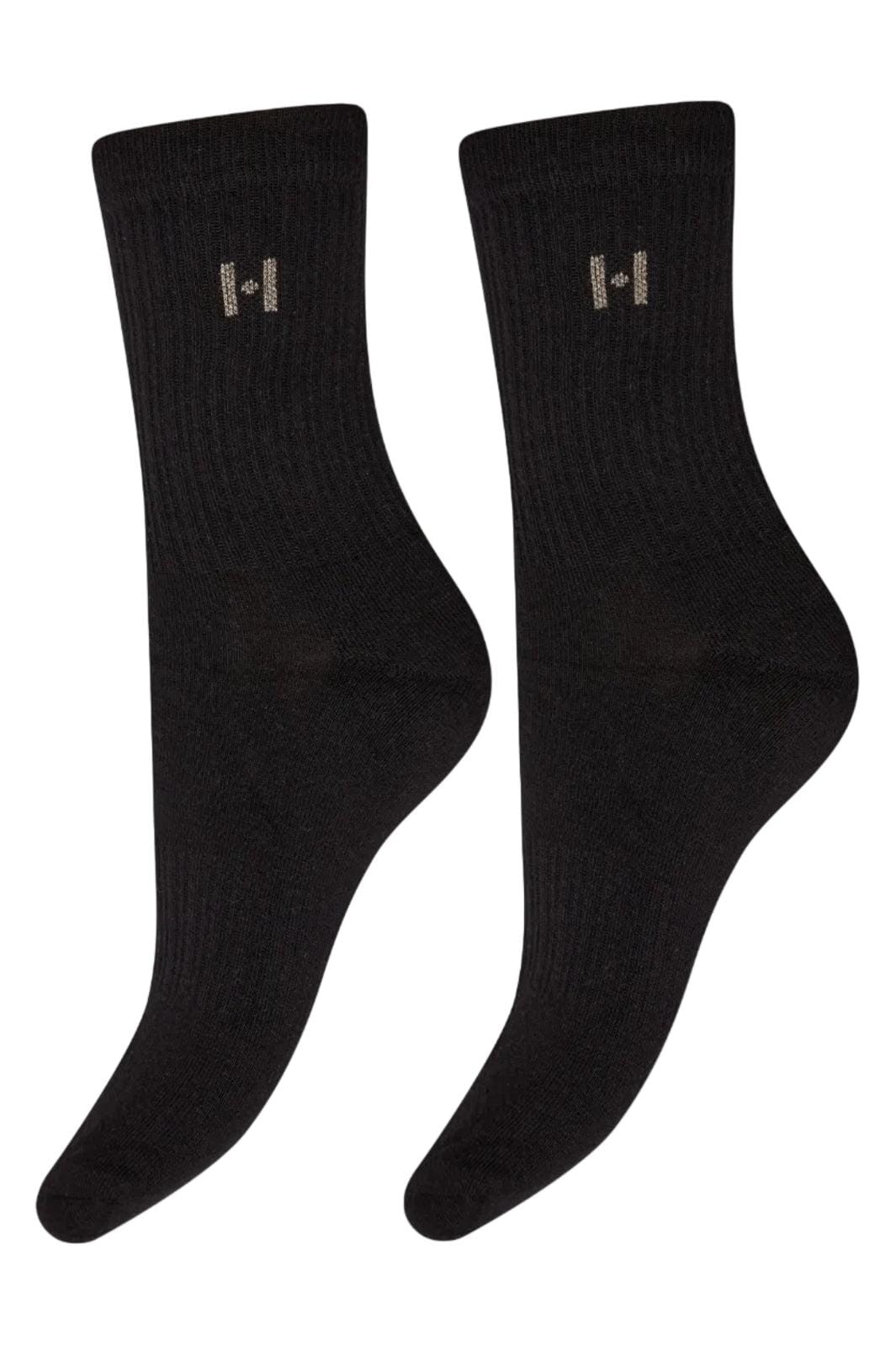 Hype The Detail - Tennis Logo 2-Pk 21495-8000 - 9 - Black Strømper 