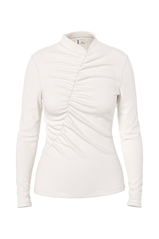 Hypedrop - Hdfrida Ls Gathered Top 32000756 - 5175615 - Cloud Dancer