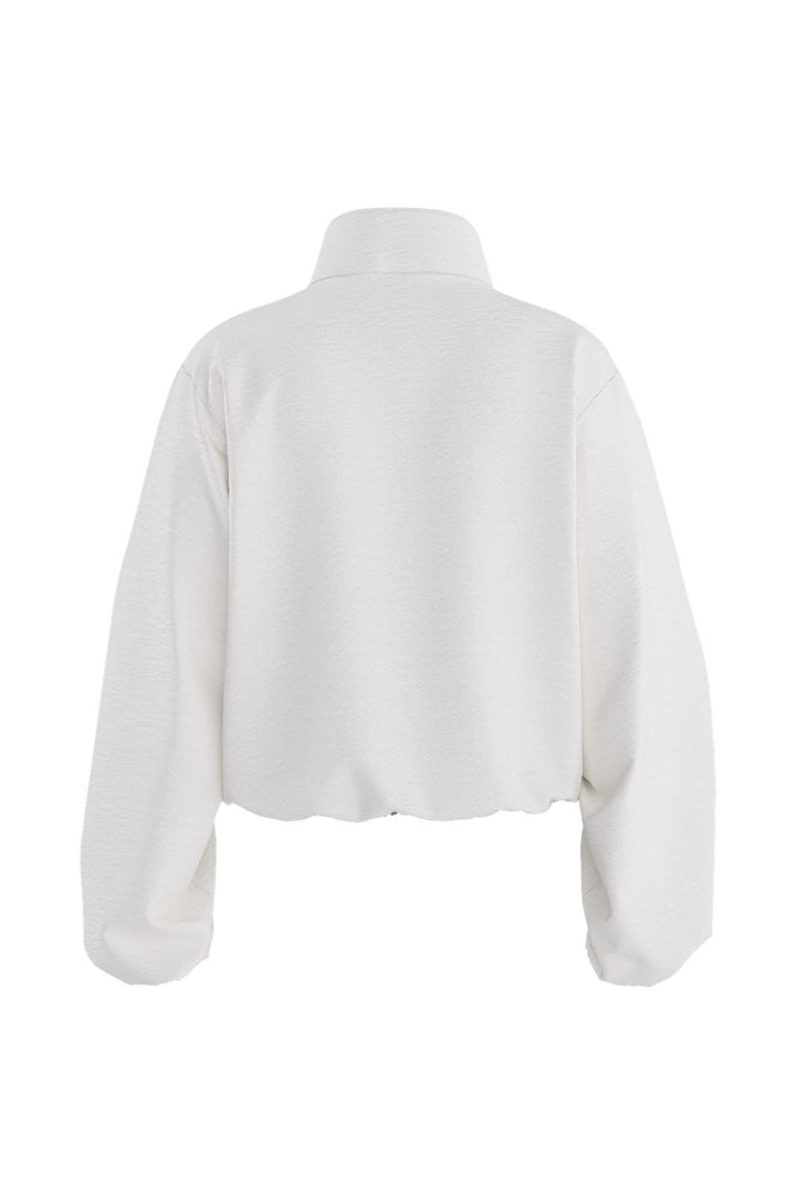 Hypedrop - Hdvallie Ls Zip Top 32001085 - 5236244 - White