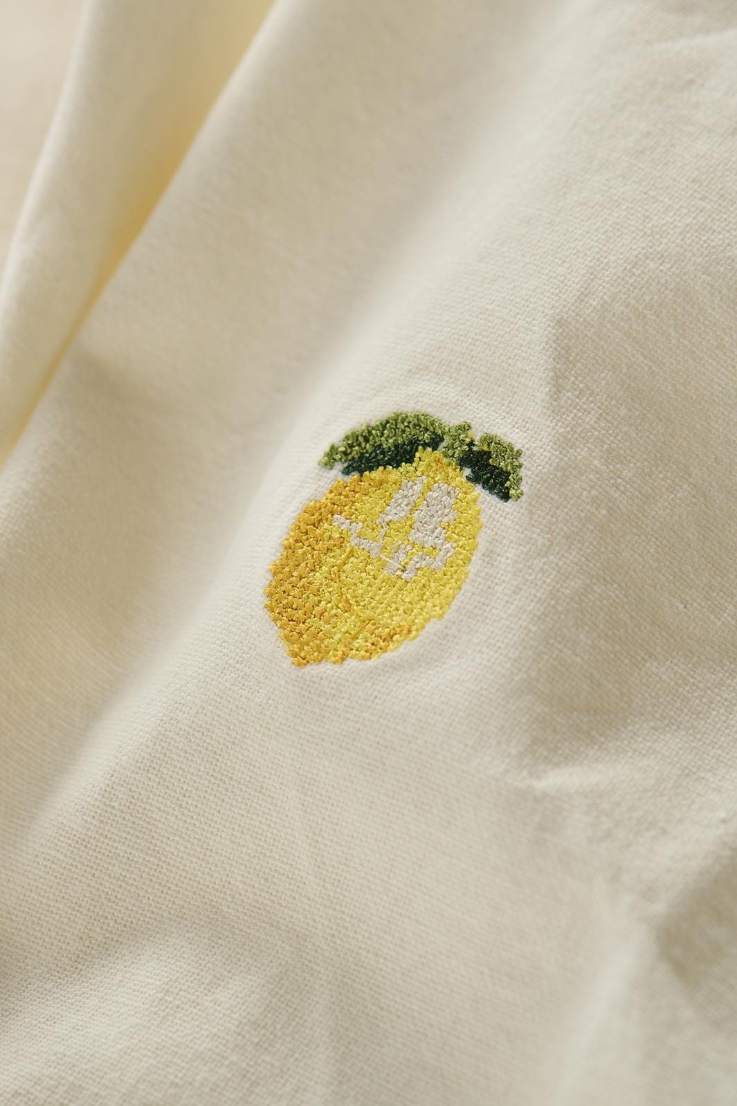 Ib Laursen - Stofserviet Summer Vibes m/citron butter cream - Bomuld, Polyester - 63035-82
